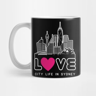 Love City Life in Sydney Mug